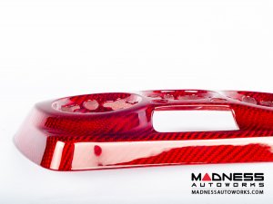 Alfa Romeo 4C Climate Control Cover - Carbon Fiber - Red Candy Alfa Romeo 4C Climate Control Cover - Carbon Fiber - Red Candy